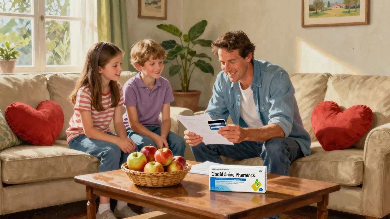 Relaxed family enjoying peace of mind with affordable health solutions